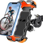 Suporte móvel de bicicleta Glangeh com proteção anti-choque e almofadas de silicone.