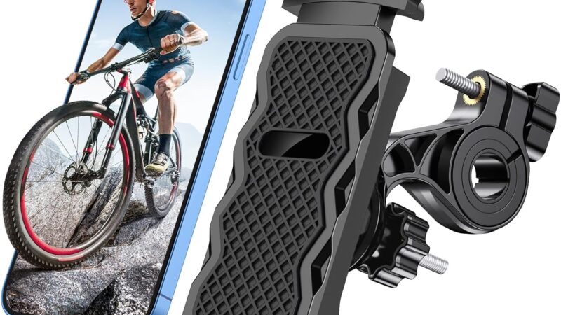 Suporte móvel de bicicleta Glangeh – segurança e rotação 360°