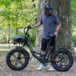 ENGWE bicicleta elétrica dobrável L20 BOOST com pneus fat 20x4.0.