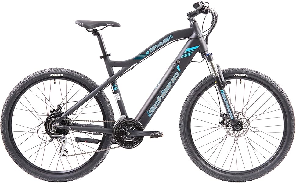 bicicleta elétrica dobrável F.lli Schiano Braver
