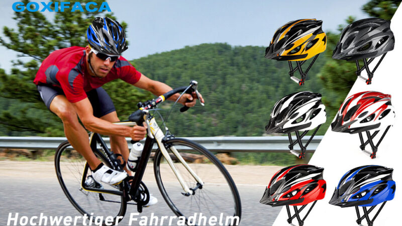 Capacete de bicicleta adulto GOXIFACA com viseira ajustável