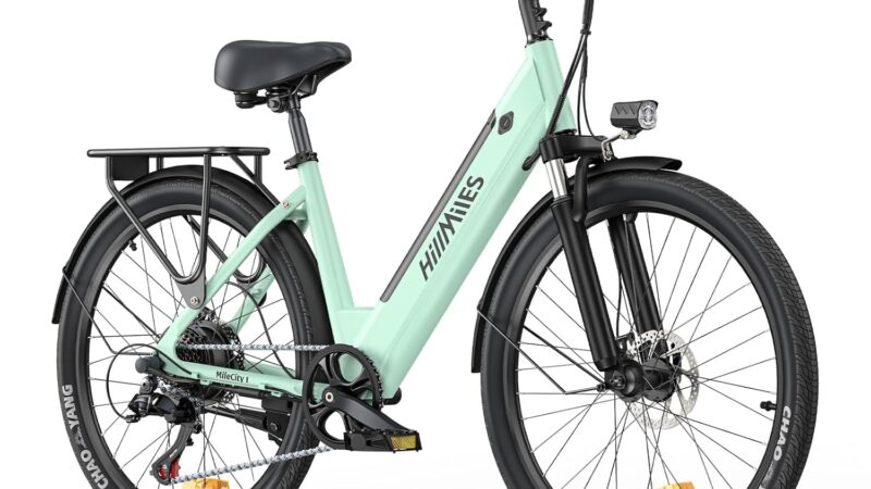 A Milecity1 bicicleta elétrica dobrável – Potência e autonomia