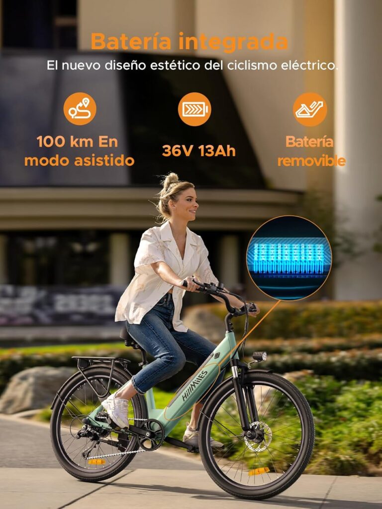 Milecity1 bicicleta elétrica dobrável