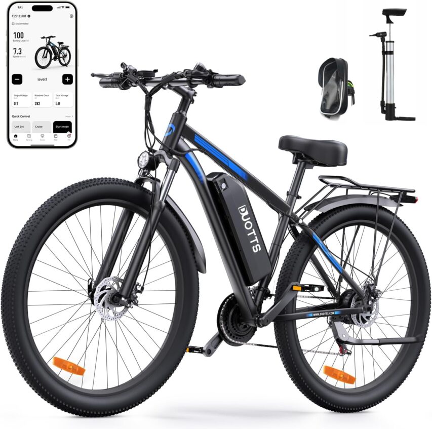 Onesportway duotts c29 bicicleta elétrica 29 polegadas