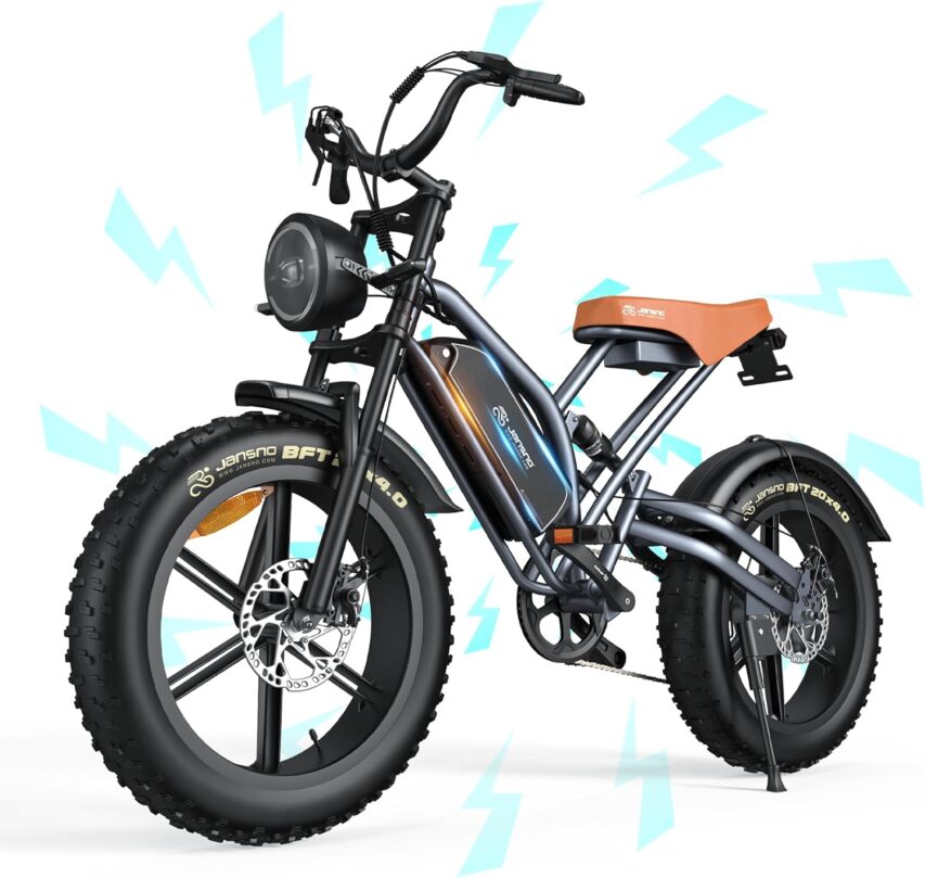JANSNO X70 - 3 melhores bicicletas elétricas dobráveis