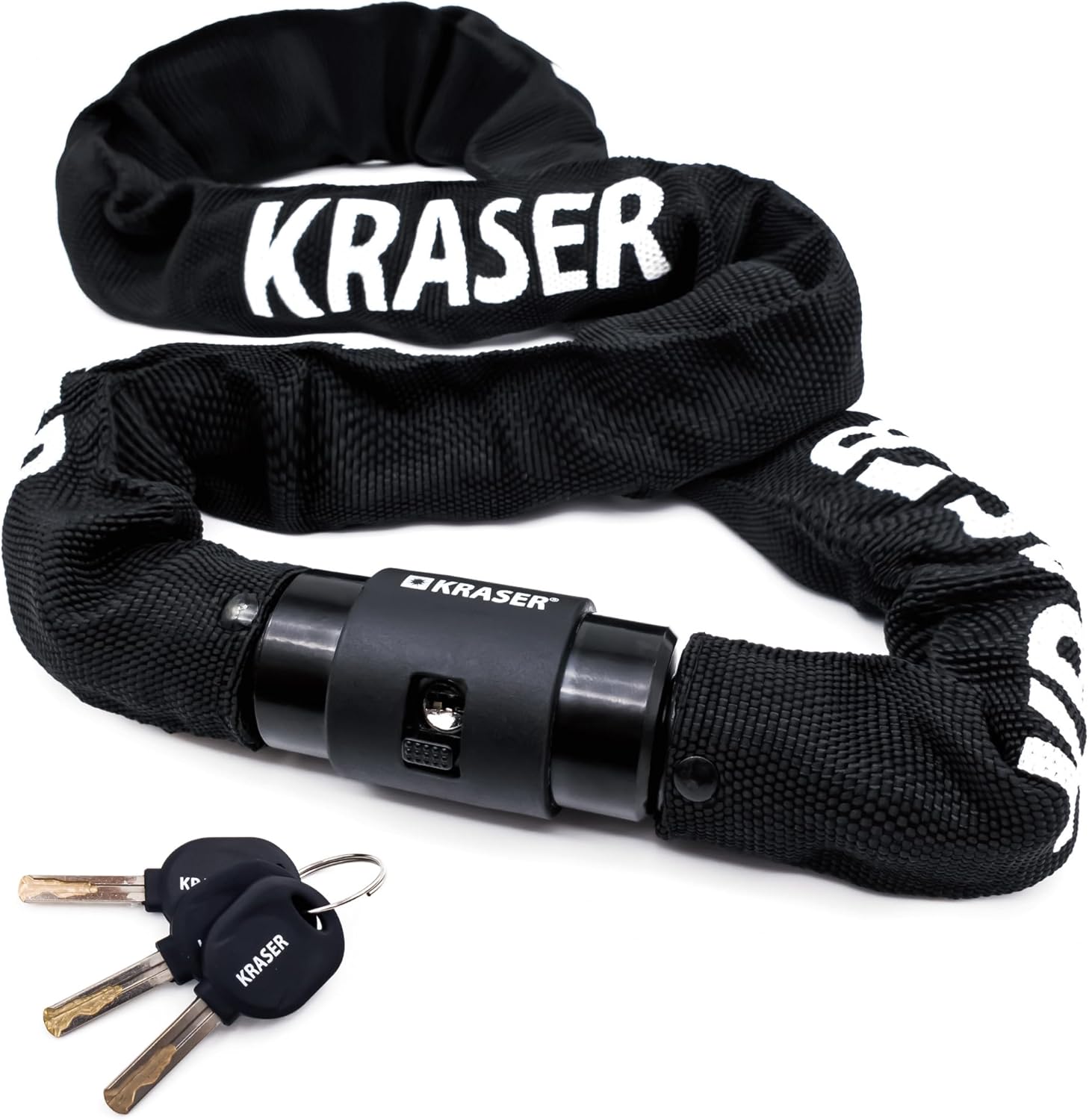 KRASER KR620 Cadeado bicicleta corrente anti roubo de aco 6 mm