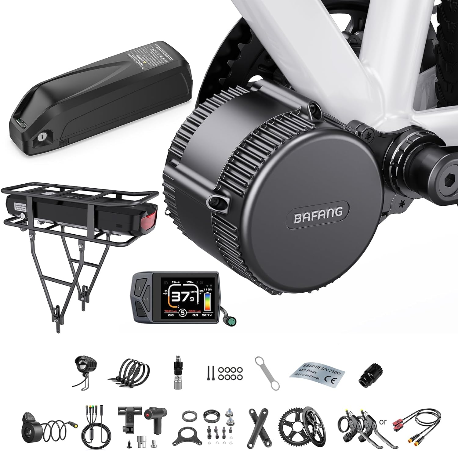 BAFANG 36 V 250 W 350 W 500 W Kits de condução central