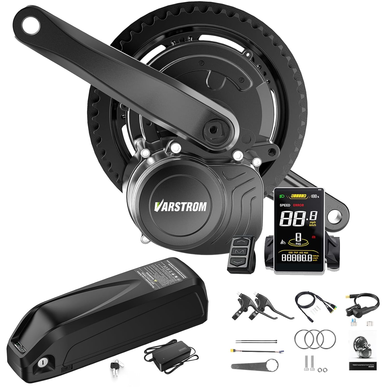 Varstrom TSDZ Kits de Motor Central com Sensor de Torque