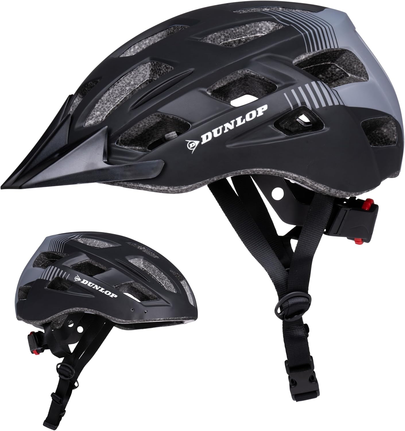 Dunlop Capacete de bicicleta com luz LED