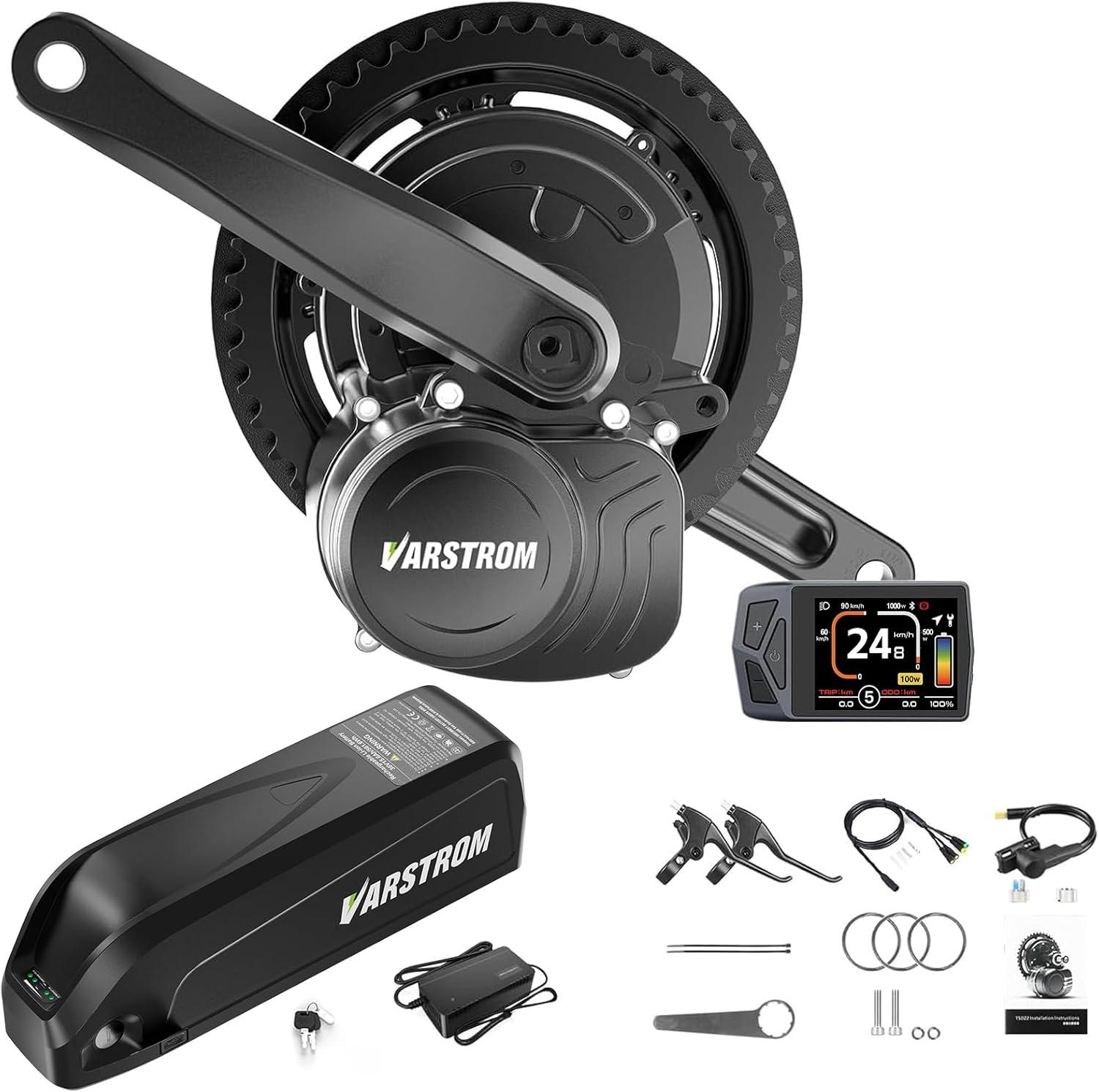 Varstrom TSDZ Kits de Motor Central com Sensor de Torque